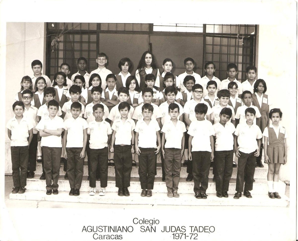 Promoción del Colegio Agustiniano San Judas Tadeo, Caracas, 1971-72